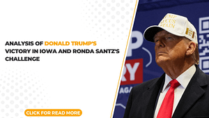 Analysis of Donald Trump's Victory in Iowa and Ronda Santz's Challenge