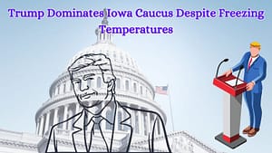 Trump Dominates Iowa Caucus Despite Freezing Temperatures